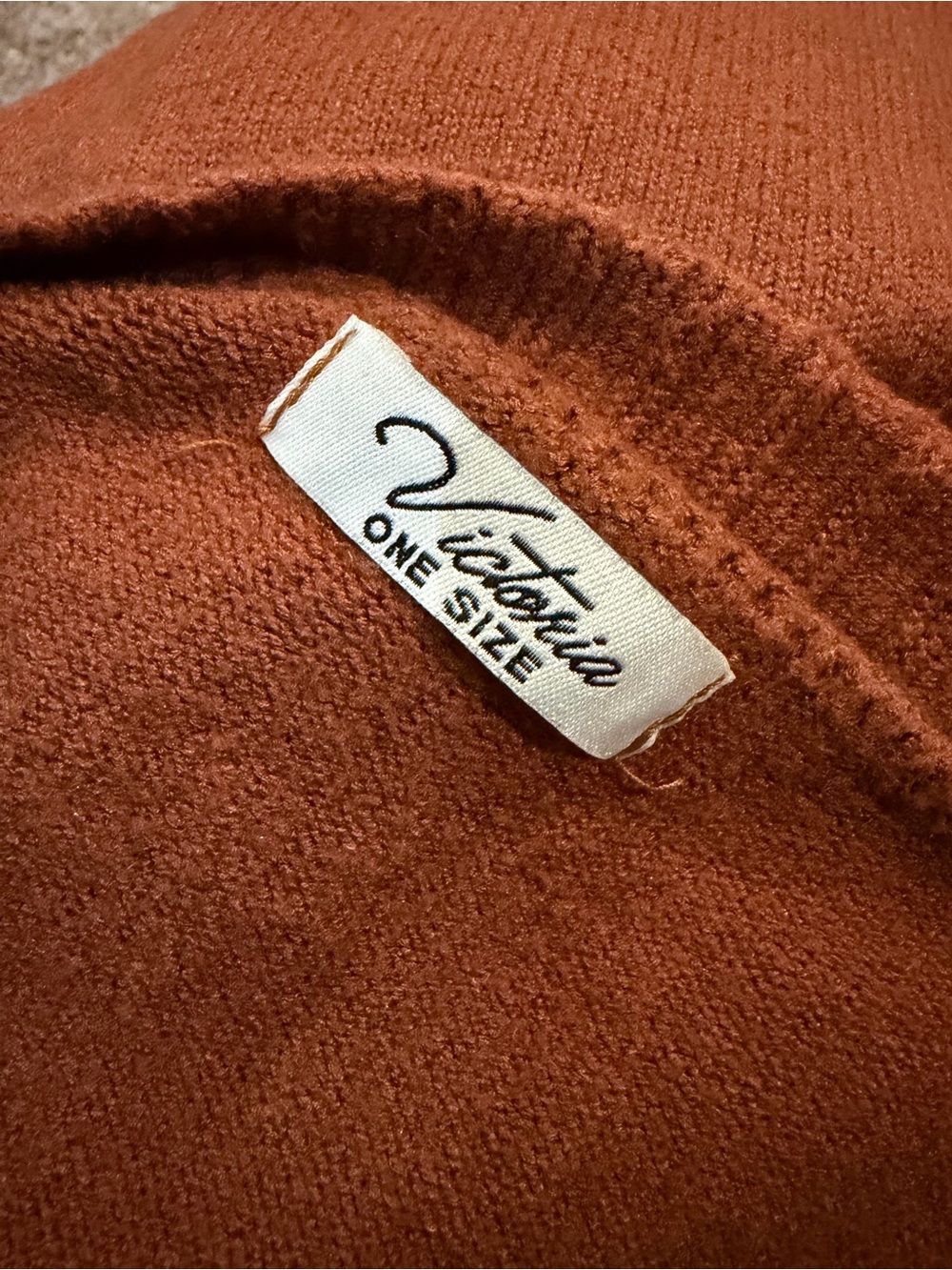 Rust/Brown Cable-Knit Open Cardigan Sweater - Women - Picture 2 of 4